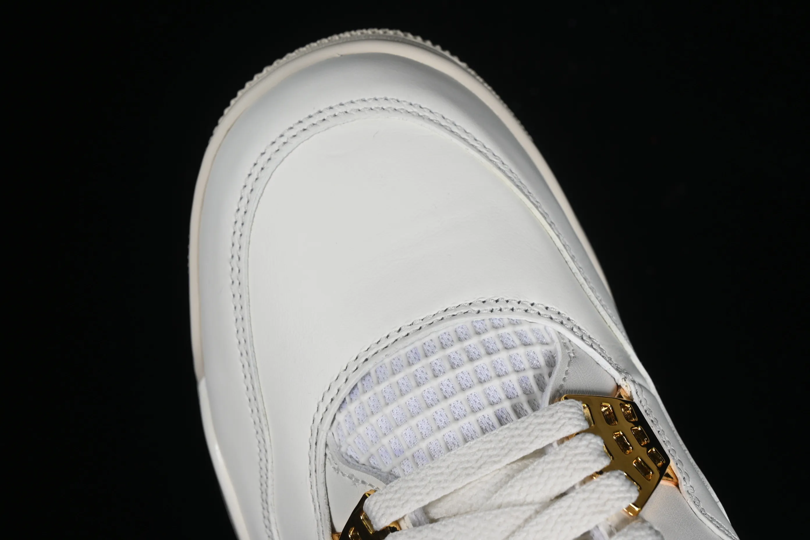 All categories Air Jordan Jordan series basketball shoes Air Jordan 4 LW version Air Jordan 4 Retro "Metallic Gold" AJ4 Joe 4 meters white gold AQ9129-170